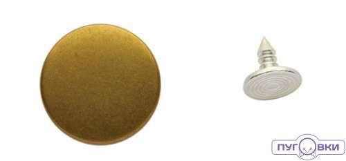 Пуговица джинсовая фиксированная ножка (гвоздь в комплекте)