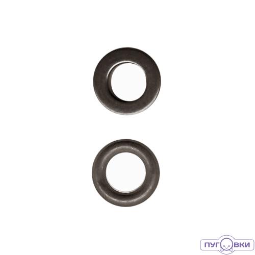 64704 Люверс  чернен. плоский ГР